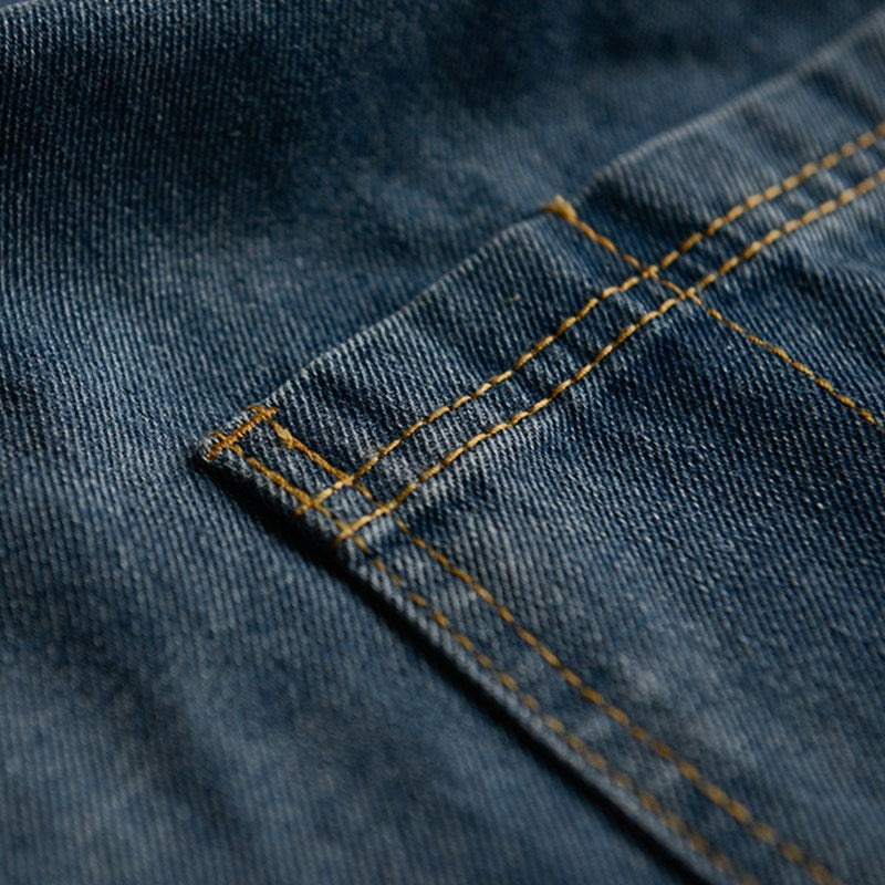 Blue Denim Apron Cafe Barista Baker Bartender Waitress Pastry Chef Catering Uniform Florist Gardener Painter Artist Workwear