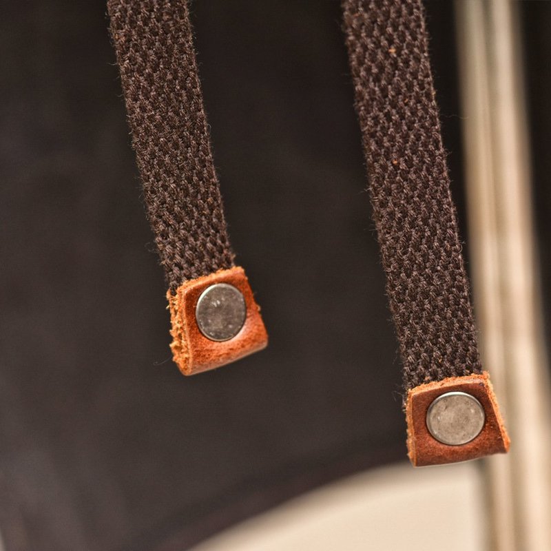 Cross-back Gray Canvas Apron Cafe Barista Bartender Restaurant BBQ Pastry Chef Uniform Florist Barber Gardener Workwear