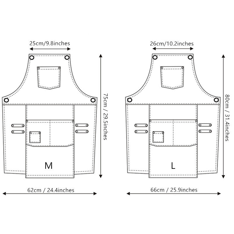 Khaki Cross-back Canvas Apron Pink Cafe Barista Bartender Restaurant Pastry Chef Uniform Black Florist Hairdresser Workwear