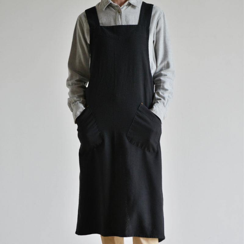 Cross-back Cotton Apron Home Kitchen Cooking Baking Crafting Workwear Cafe Baker Barista Restaurant Waitress Florist Uniform