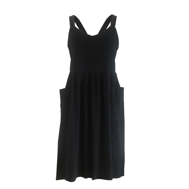 Long Cotton Apron Florist Artist Painter Flower Shop Manicure Workwear Waitress Cafe Barista Pastry Chef Uniform