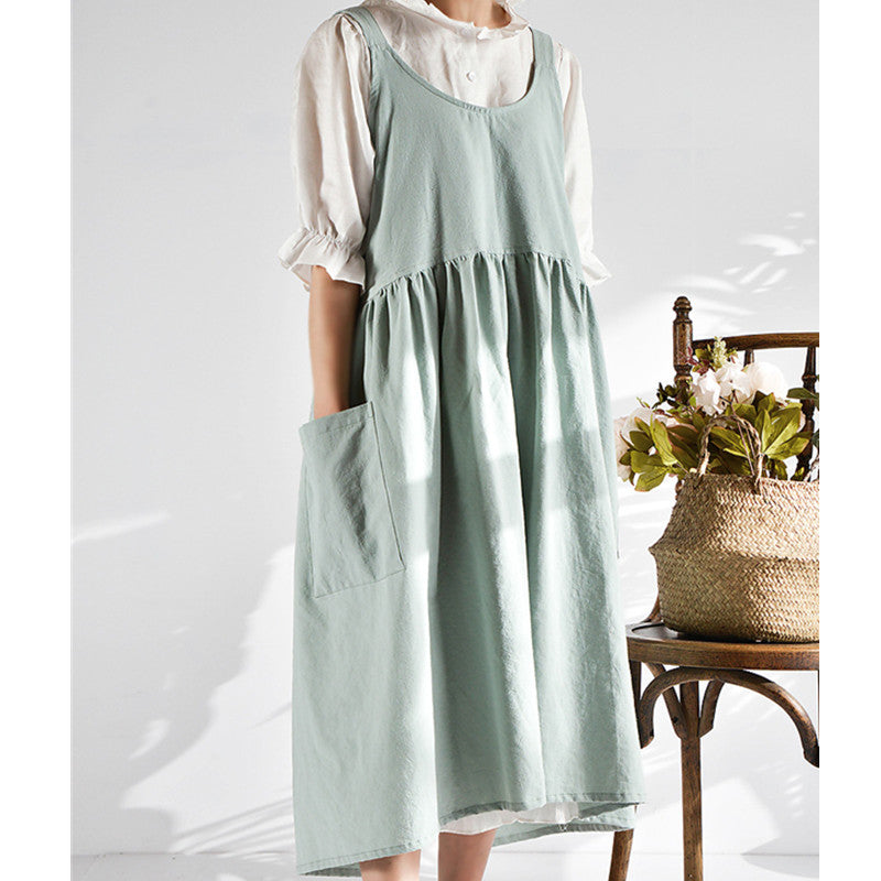 Yellow Cross-back Cotton Apron Blue Barista Restaurant Restaurant Bartender Pastry Chef Baker Uniform Black Florist Gardener Craft Work Wear