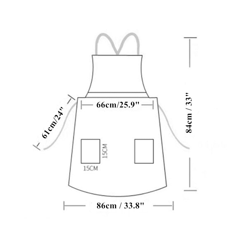 Denim Apron Cafe Barista Restaurant Bartender Waitress Pastry Chef Catering Uniform Florist Gardener Painter Artist Workwear