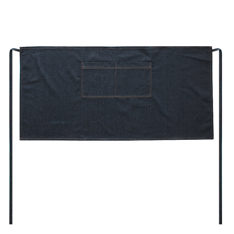 Blue Denim Waist Apron Barista Bartender Waiter Waitress BBQ Pastry Chef Catering Uniform Black Florist Gardener Workwear