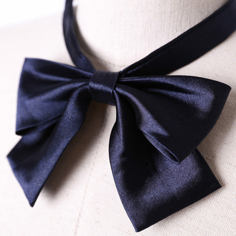 2pcs Female Polyester Bow Tie Woman Catering Neck Tie Restaurant Cafe Bistro Uniform Scarf Bartender Neck wear