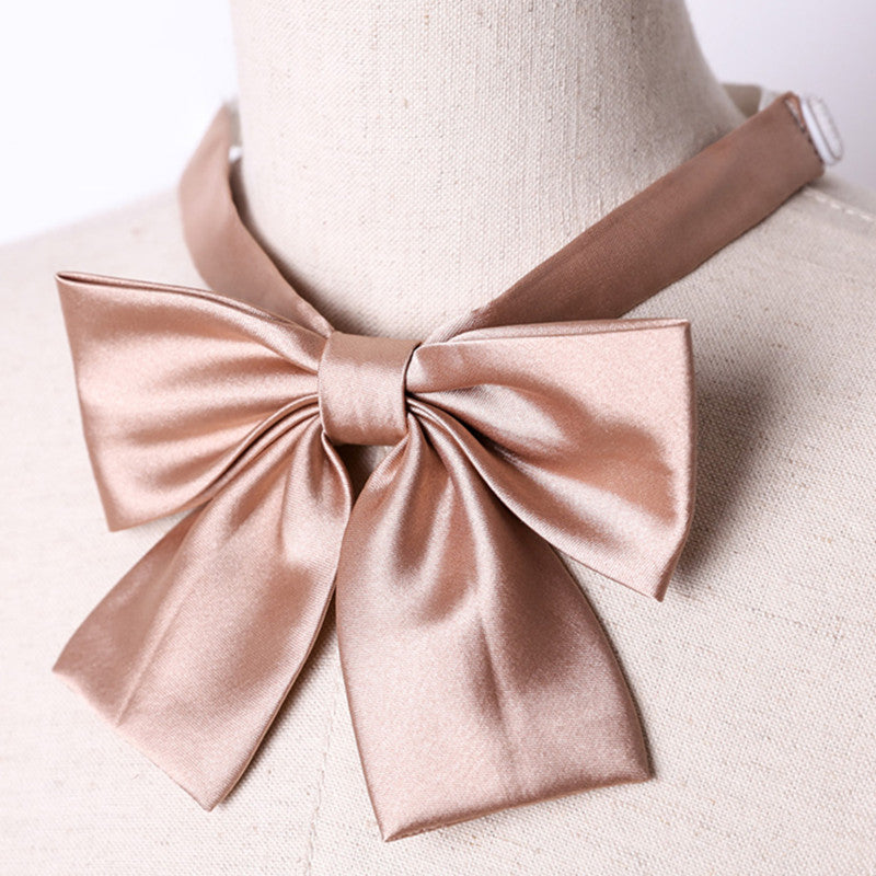 2pcs Female Polyester Bow Tie Woman Catering Neck Tie Restaurant Cafe Bistro Uniform Scarf Bartender Neck wear