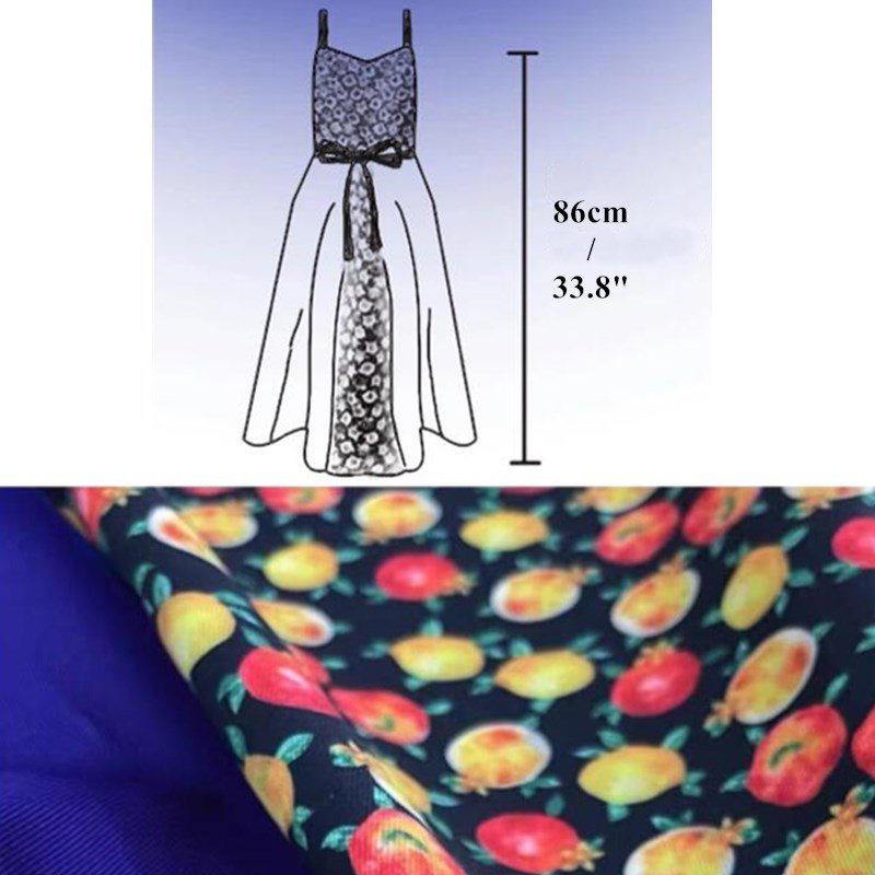 Polyester Cotton Blue Floral Apron Florist Waitress Pastry Chef Workwear Cafe Bakery Flower Shop Tea House Uniform