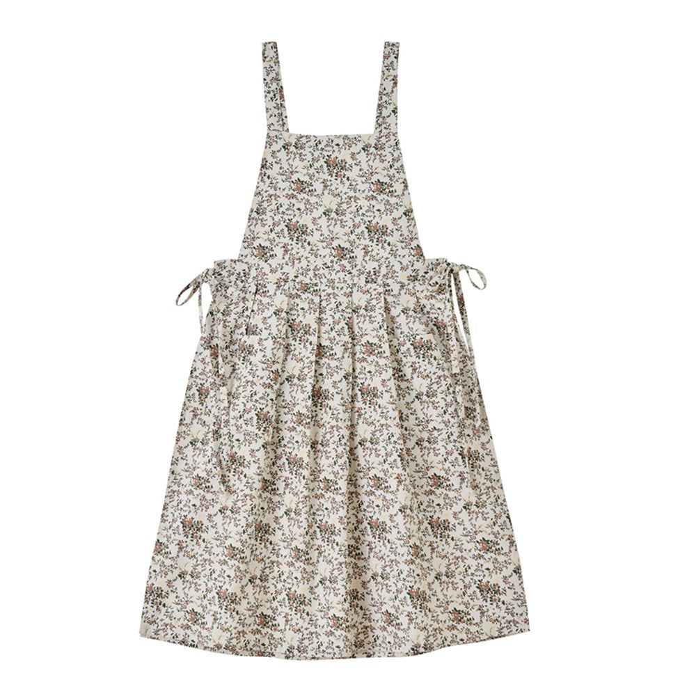 Floral Cotton Apron Cooking Baking Painting Crafting Work wear Florist Gardener Cafe Barista Pastry Chef Restaurant Uniform