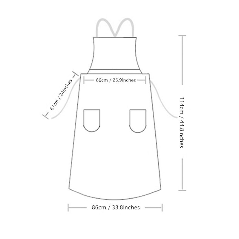 Polyester Cotton Frilly Apron Florist Waitress Coffee Shop Pastry Chef Workwear Bistro Cafe Barista Baker Flower Shop Uniform