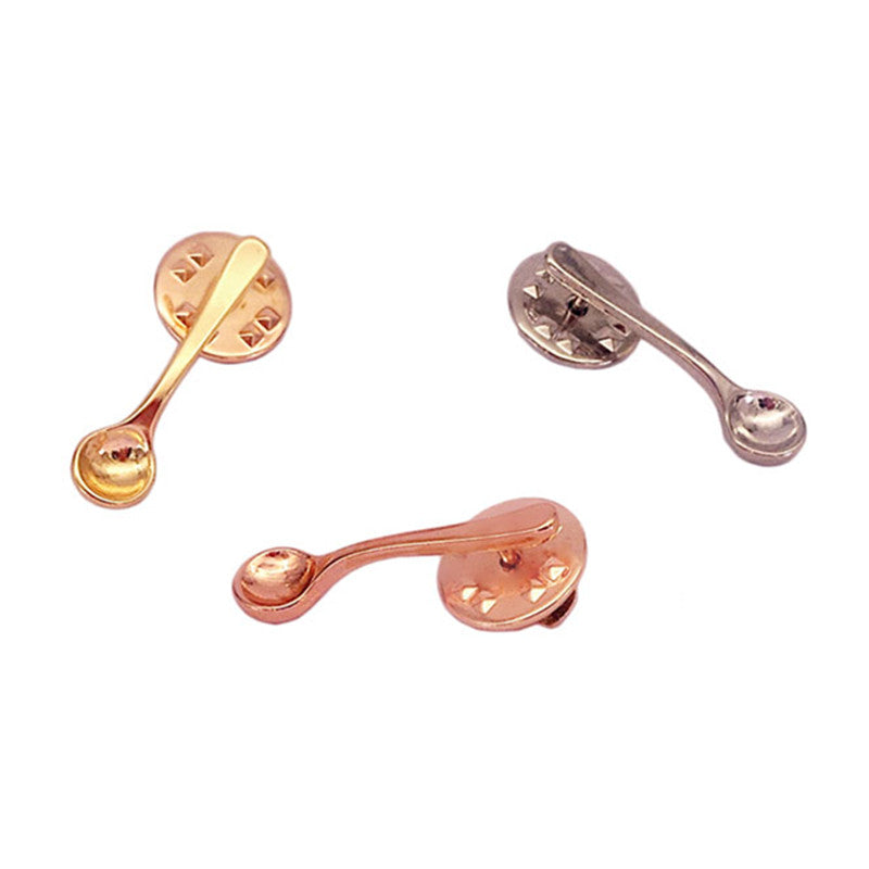 Metal Cafe Badge Set for Uniform of Barista Waiter Waitress Gadget for Coffee Roaster Coffee Maker Bar Bistro w/ Needle Pin