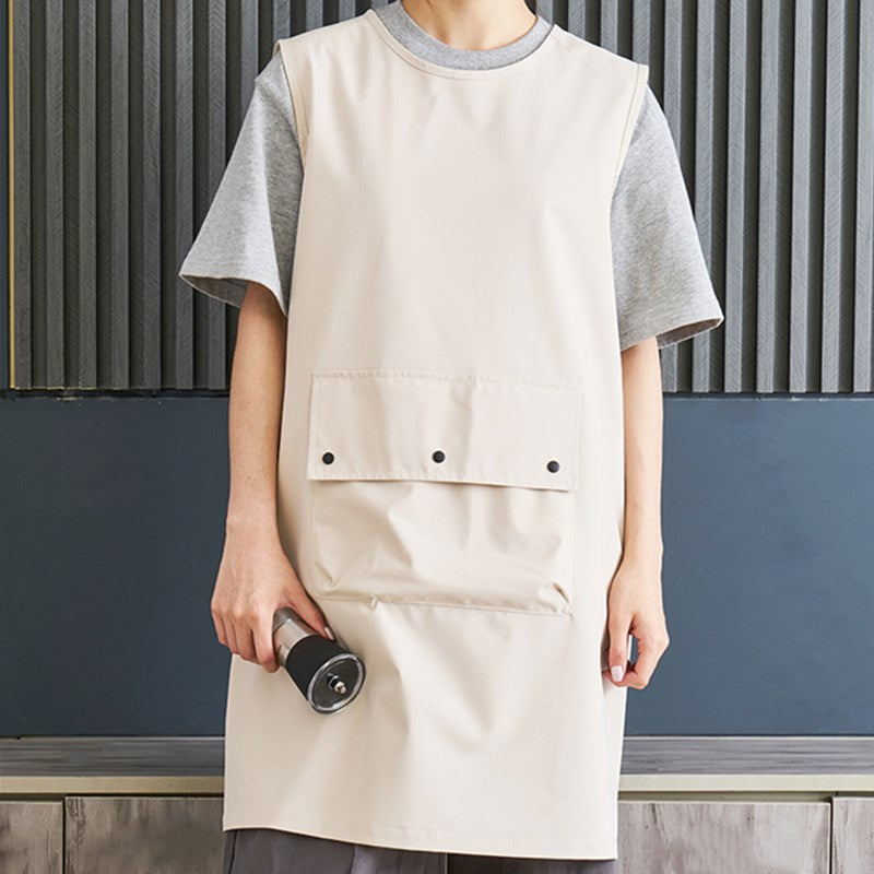 Waterproof Polyester Cotton Apron Green Cafe Barista Pastry Chef Bakery Bartender Uniform Black Florist Painter Gardener Workwear