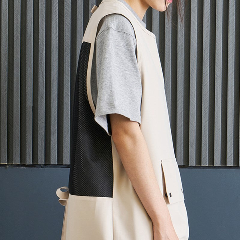 Waterproof Polyester Cotton Apron Green Cafe Barista Pastry Chef Bakery Bartender Uniform Black Florist Painter Gardener Workwear