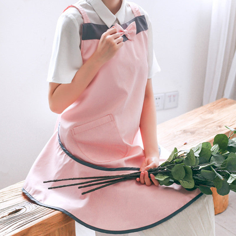Waterproof Polyester Apron Restaurant Waitress Coffee Shop Pastry Chef Workwear Barista Baker Uniform Event Cosplay Clothes