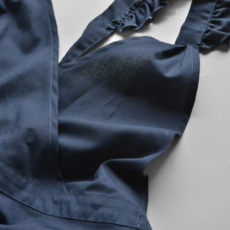 Waterproof Polyester Cotton Apron Florist Artist Work wear Waitress Cafe Barista Restaurant Pastry Chef Uniform