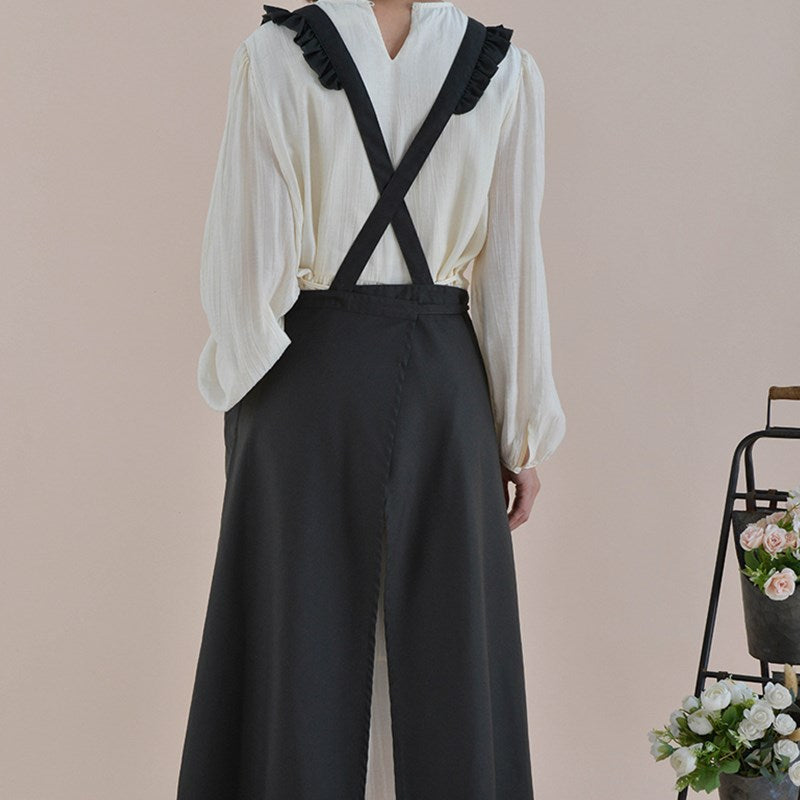 Waterproof Polyester Cotton Apron Florist Artist Work wear Waitress Cafe Barista Restaurant Pastry Chef Uniform
