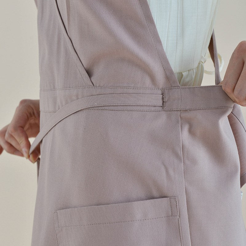 Waterproof Polyester Cotton Apron Florist Artist Work wear Waitress Cafe Barista Restaurant Pastry Chef Uniform